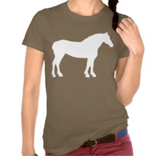 Draft Horse (white) T shirts
