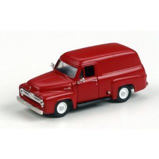 HO RTR 1955 Ford F 100 Panel Truck, Red Toys & Games
