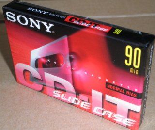 Sony CD IT Normal Bias 90 minute Slide Case Audio Cassette Tape   1 count  