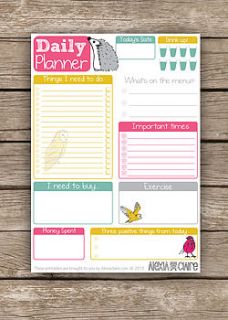 printable daily planner by alexia claire