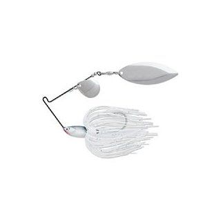 Terminator T1 Spinnerbait Willow/Willow, Nickel/Nickel Blade (Bright White Shad, 1/4 Ounce)  Fishing Spinners And Spinnerbaits  Sports & Outdoors