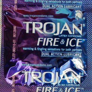 TROJAN PLEASURES FIRE AND ICE 144 PACK Health & Personal Care