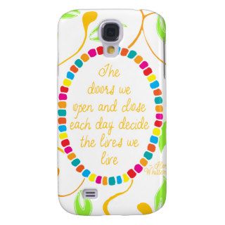 Whittemore The doors we open and close Samsung Galaxy S4 Cases