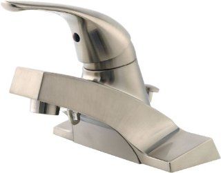 Pfister G142 600K Series 4 Inch 1 Handle Centerset Bath Faucet, Brushed Nickel   Touch On Bathroom Sink Faucets  