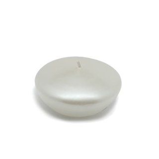 3" Pearl White Floating Candles (144pcs/Case) Bulk  