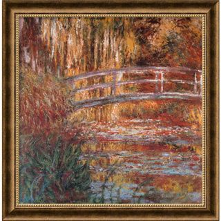 Claude Monet 'The Water Lily Pond, 1900' Framed Art Print Prints