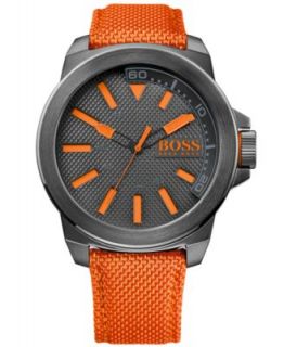 Emporio Armani Watch, Mens Chronograph Orange Rubber Strap 46mm AR5987   Watches   Jewelry & Watches
