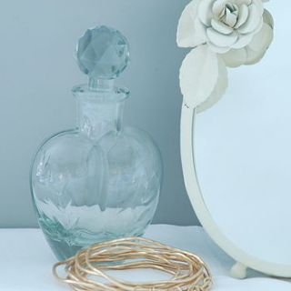 heart crystal perfume bottle by the heart store