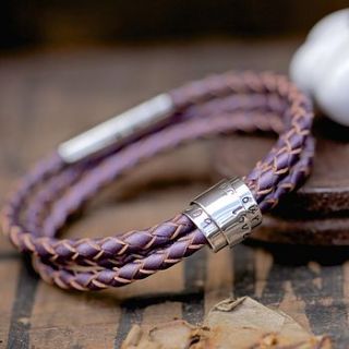 purple tri secret scroll bracelet by joulberry