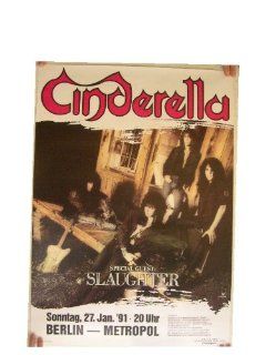 Cinderella Concert Poster Berlin 1991 Band Shot   Prints