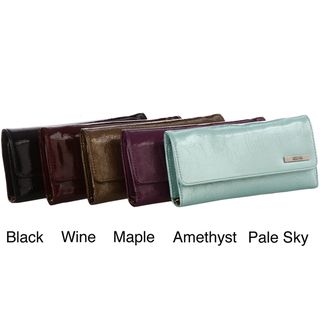 Kenneth Cole Reaction Tri Me A River Patent Clutch Wallet Kenneth Cole Reaction Women's Wallets
