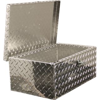 Aluminum Tool Tote Box — 20in. x 12in. x 7.75in.  Tote Boxes