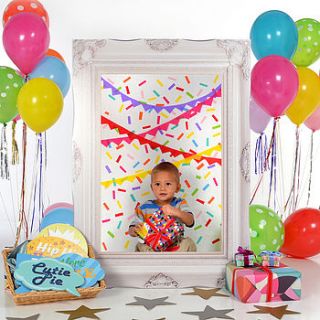 children's party photobooth frame by scene setter