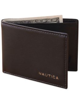 Nautica Slim Leather Bifold Wallet   Wallets & Accessories   Men