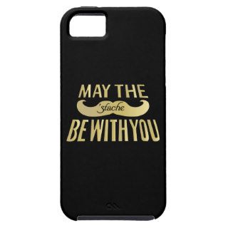Funny Mustache   May the Stache be with you iPhone 5 Cases