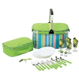 138C Maxam 29pc Picnic Set in Cooler Bag Sports & Outdoors