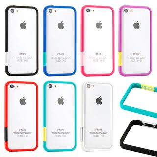 Gearonic Hard PC Frame Bumper Case Cover with Rubberized for iPhone 5C Gearonic Cases & Holders