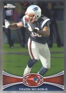 2012 Topps Chrome Football #137 Tavon Wilson RC New England Patriots NFL Rookie Trading Card at 's Sports Collectibles Store