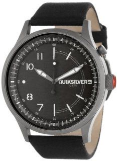 Quiksilver Men's EQYWA00008 GUN Admiral Oversized Leather Analog Watch Watches