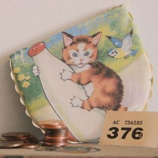 cat handmade purse by sarah culleton