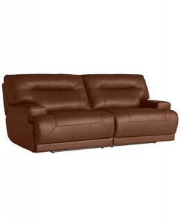 Ricardo Leather Reclining Sofa, Power Recliner 88W x 44D x 38H   Furniture