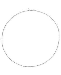 14k White Gold Necklace, 16 20 Singapore Chain   Necklaces   Jewelry & Watches