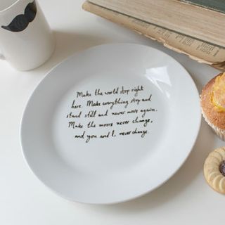 wuthering heights moors quote plate by mr teacup