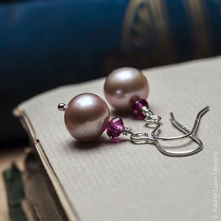 muse handmade pearl earrings by rachel lucie designs
