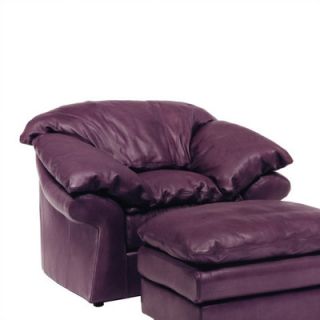 Distinction Leather Meridian Leather Chair and Ottoman