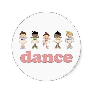 Ballerinas Dance Stickers