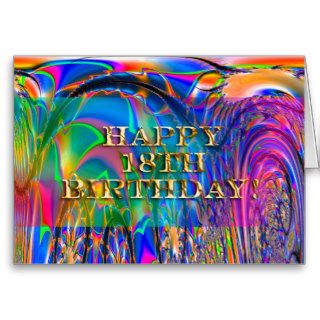 Happy 18th Birthday Greeting Cards