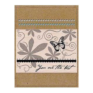 Card Art You are the Best Wood Mounted Rubber Stamp Kit (CK133)