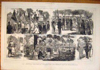 American Centennial Celebration Philadelphia Print 1876  