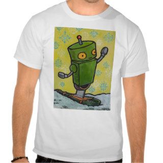 Snowshoe Robot Tshirts