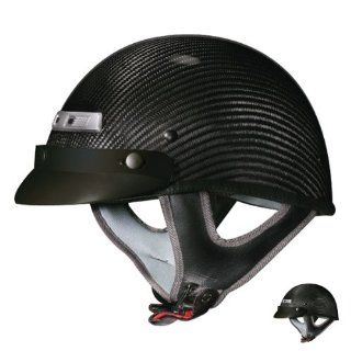 Vega CFS Carbon Fiber Weave Helmet S Flat Black Automotive