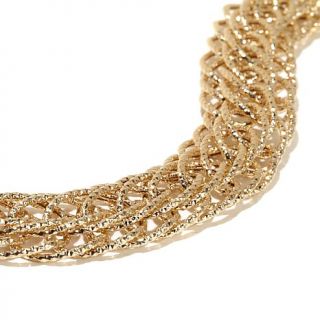 Michael Anthony Jewelry® 10K Woven Oval Link Bracelet