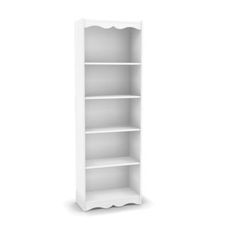 Sonax Hawthorn Frost White 72 inch Tall Bookcase Sonax Media/Bookshelves