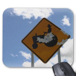 Farmer shot out sign tractor farming gifts farm mouse pad
