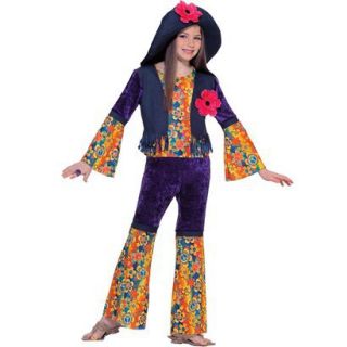 Teen Girls Purple Haze Hippie Costume   One Siz