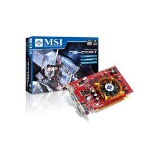 MSI N9400GT MD1G GeForce 9400 GT 1GB 128 bit GDDR2 PCI Express 2.0 x16 HDCP Ready Video Card   Retail Electronics
