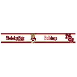 Mississippi State Bulldogs Wall Border   Set of 2