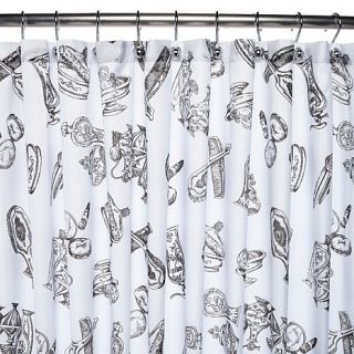Printed Watershed Shower Curtain