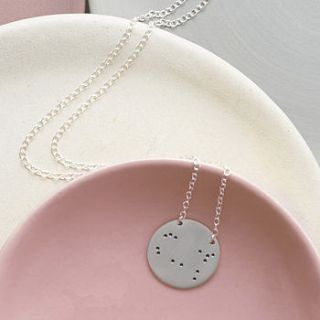 zodiac constellation necklace by oh someday jewellery