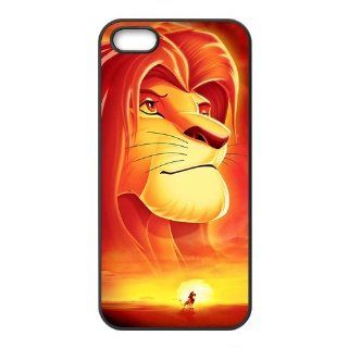 The Lion King Black Hard Case for Iphone 5/5s Cell Phones & Accessories