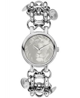 Versus by Versace Watch, Womens Hummingbird Stainless Steel Link Bracelet 25mm 3C7000 0000   Watches   Jewelry & Watches