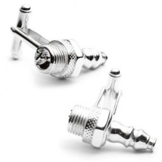 Spark Plug Cufflinks Clothing