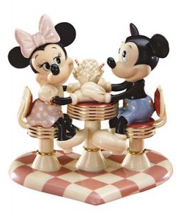 Lenox Collectible Disney Figurine, Mickey Mouse and Friends Mickey Mouses Soda Shop Sweetheart   Collectible Figurines   For The Home