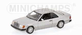 MERCEDES BENZ 300 CE Coupe (W124)   1990   Silver in 143 Scale by Minichamps Toys & Games