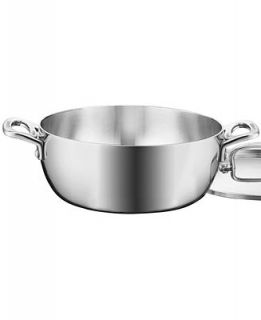 Cuisinart French Classic Tri Ply Stainless Steel 4.5 Qt. Covered Dutch Oven   Cookware   Kitchen