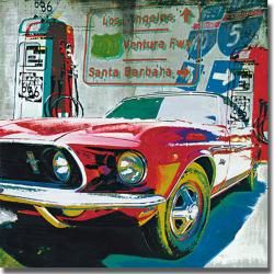 Ray Foster 'Ventura Freeway' Canvas Art Canvas